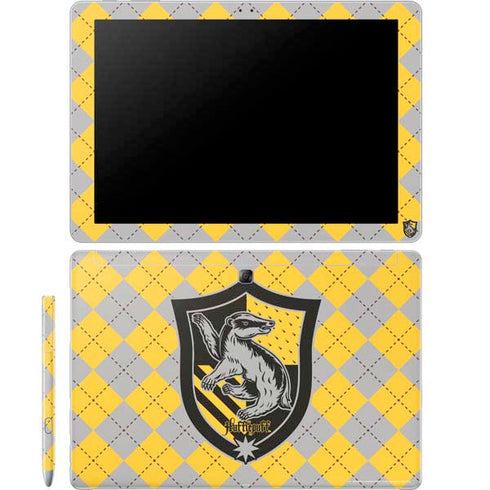 Wizarding World Harry Potter Hufflepuff Crest Galaxy Book 12in Skin